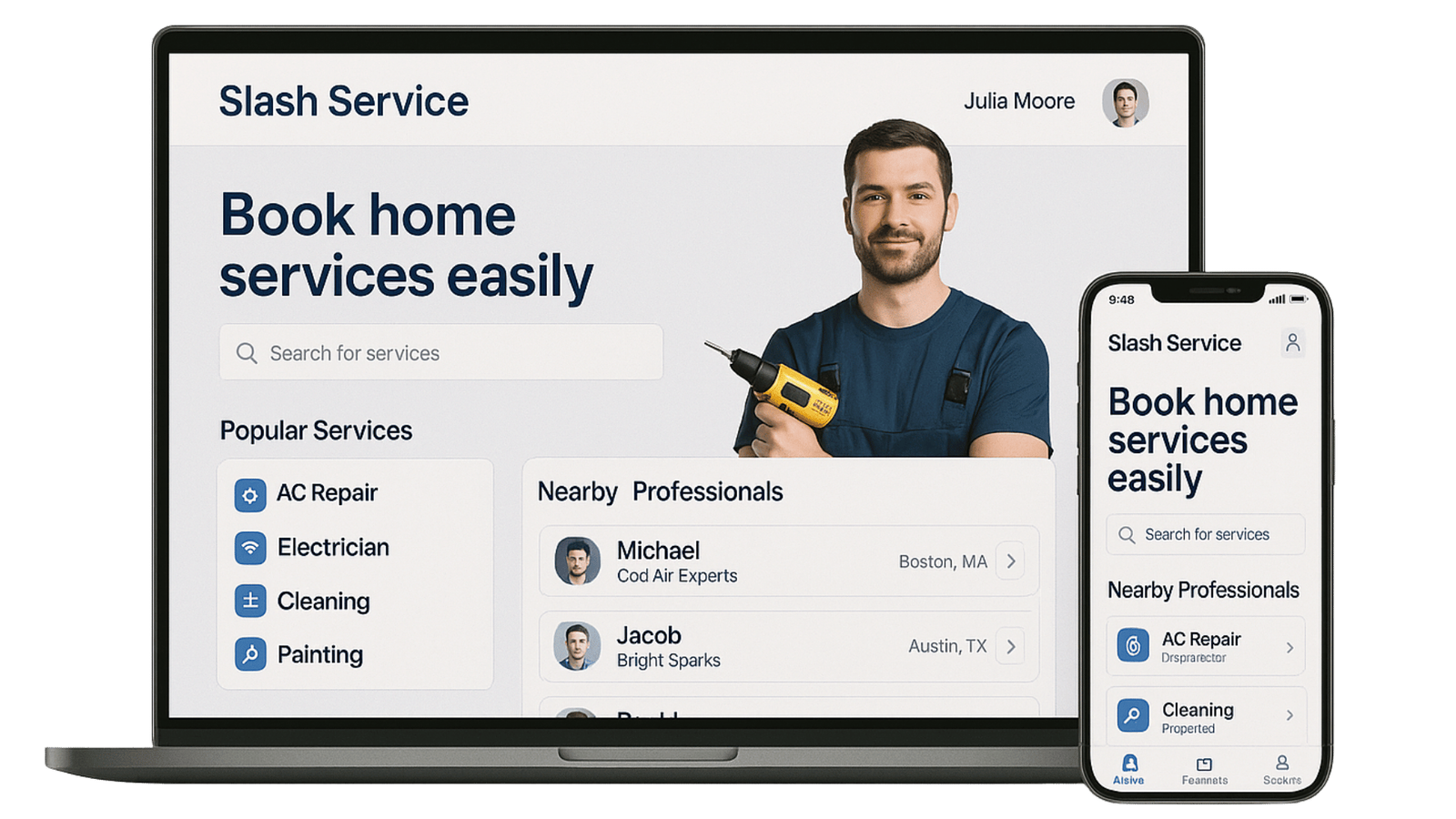 Home Service Booking App