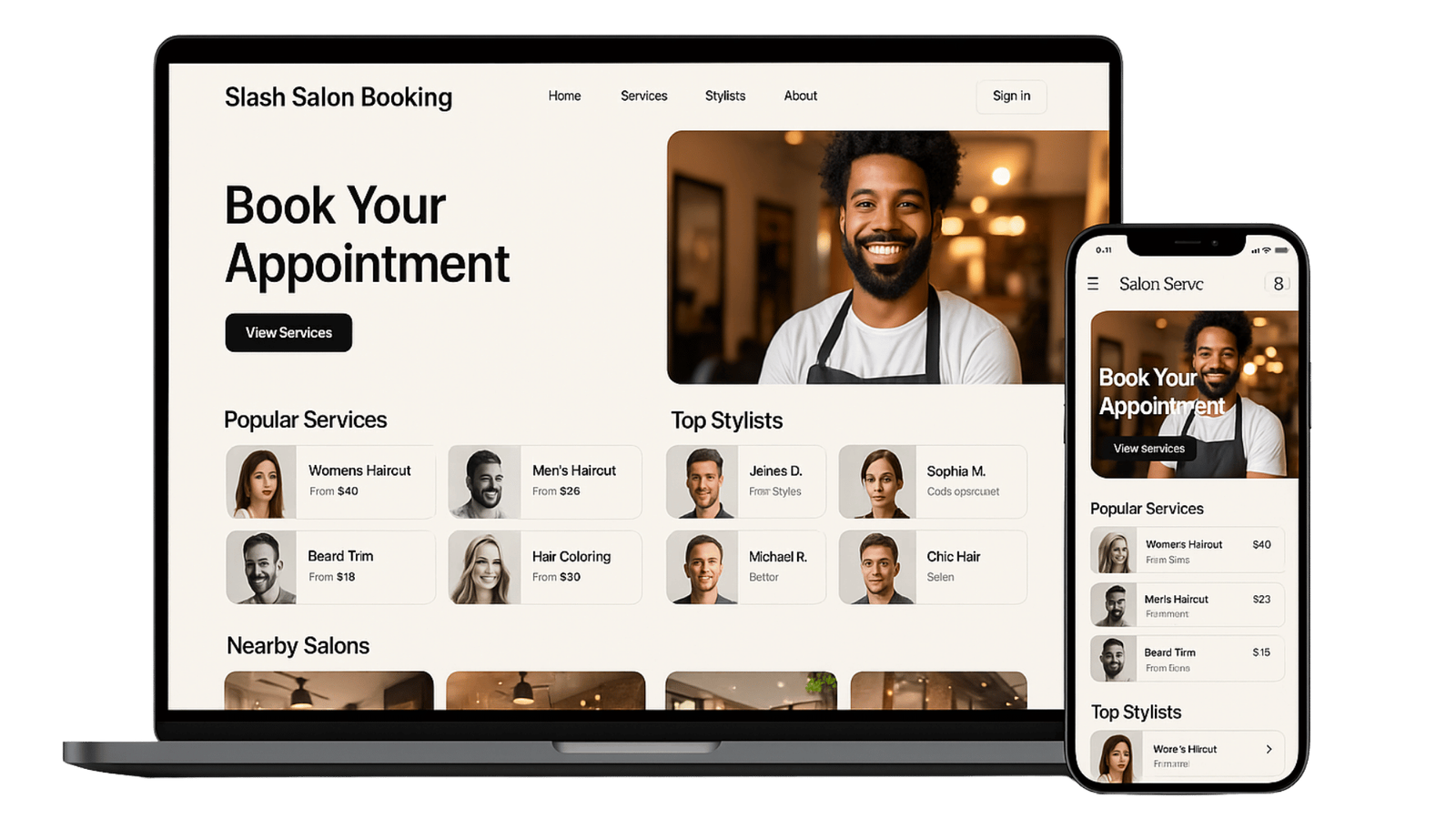 Salon App Development